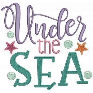 Under The Sea Marine Filled Machine Embroidery Design Digitized Pattern